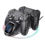 Докинг станция за зареждане на два PS4 контролера, снимка 4