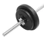vidaXL Комплект щанги и дъмбели 30 кг, снимка 9