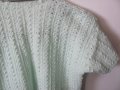 Нова плетена блуза в нежно зелено, снимка 6
