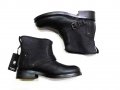 НОВИ и Намалени! G-Star Leon Boots Black Дамски Боти Естествена Кожа + Деним Номер 39, снимка 1