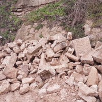 Бордюри, дялaн камък за зид, дувар, ограда, яма.., снимка 3 - Строителни материали - 44531684