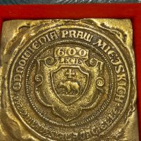 Изключително красив медал/ плакет от Полша, снимка 3 - Антикварни и старинни предмети - 34380564
