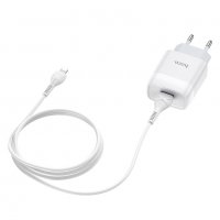 Зарядно Hoco Wall Charger C72A Glorious, 2.1А + Lightning Кабел, снимка 8 - Оригинални зарядни - 31208154