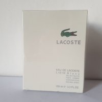 Lacoste 100 ml  blanc eau de toilette за мъже, снимка 1 - Мъжки парфюми - 38220559