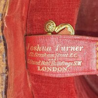 Черен бобър цилиндър Joshua Turner с оригинална кожена кутия, снимка 5 - Антикварни и старинни предмети - 40490765