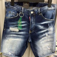 Мъжки къси дънки висок клас Dsquared , снимка 1 - Дънки - 37158385