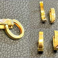 Златни обеци синджир ланче lanec obeci 585 gold zlatni , снимка 7 - Обеци - 42142307
