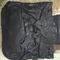 Продавам нови черни дамски раници-чанти от естествена кожа, снимка 3 - Раници - 29633861