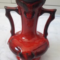 Немска керамична ваза ръчна изработка , снимка 1 - Колекции - 31464427