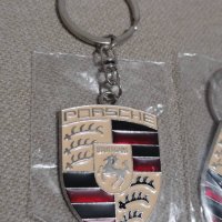 Качествен неръждаем метал ключодъжател с релефна емблема на Порше Porsche кола автомобил джип, снимка 3 - Аксесоари и консумативи - 35356001