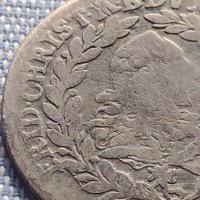 Сребърна монета 20 кройцера 1765г. Фридрих Кристиян Бранденбург Байраут 29765, снимка 3 - Нумизматика и бонистика - 42871823