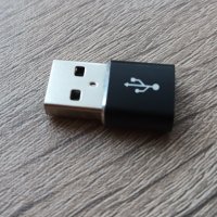 даптер USB (мъжко) <--> USB-C (женско), снимка 1 - Други - 38155197