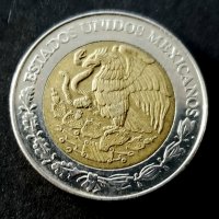Монети. Мексико. 1, 2, 5 , 10 мексиканско песо., снимка 7 - Нумизматика и бонистика - 32147506
