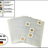Leuchtturm Grande листи за 20 монети с картончета А4, снимка 1 - Нумизматика и бонистика - 35285946