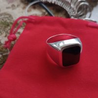 Мъжки  сребърен пръстен 925, снимка 7 - Пръстени - 38947545