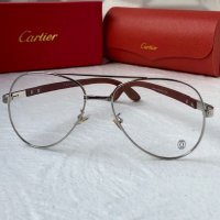 Cartier висок клас мъжки слънчеви очила с дървени дръжки, снимка 5 - Слънчеви и диоптрични очила - 42798463