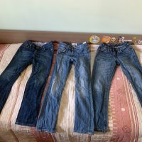 Дънки на Gap, H&M, Tom Tailor- 140-146 см., снимка 1 - Детски панталони и дънки - 42378028
