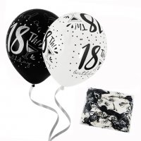 Балони "Happy Birthday 18" /100 броя/, снимка 1 - Декорация за дома - 37060146