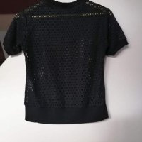 Нова блузка черно/s, снимка 3 - Тениски - 42039927