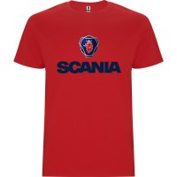 Нова мъжка тениска SKANIA (Скания) в червен цвят, снимка 1 - Тениски - 44308277