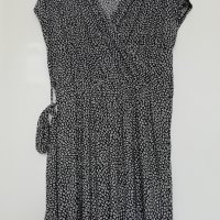 Нова лятна рокля, размер L/XL, черно-бяла, снимка 1 - Рокли - 40737284