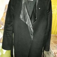 Черно палто MANGO SUIT  , снимка 1 - Палта, манта - 34528737