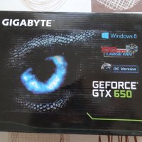 Видеокарта GIGABYTE GeForce GTX 650, 1GB, DDR5, снимка 5 - Видеокарти - 38107130