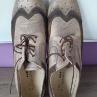 Италиански мъжки кожени обувки Alec Kampinsky Vero cuoio / Елегантни кожени мъжки обувки, снимка 4 - Официални обувки - 37868610