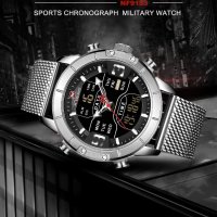 Нов часовник NAVIFORCE, военен модел, снимка 1 - Мъжки - 31964165