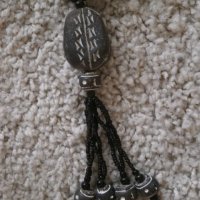  Традиционен африкански гердан-комбинация от пясъчна мъниста, снимка 5 - Колиета, медальони, синджири - 31062167