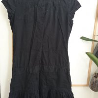 Дамска рокля къса черна памук М, снимка 2 - Рокли - 37221834