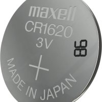 Батерия CR1620 Maxell 3V Lithium Cell , снимка 1 - Друга електроника - 42797282