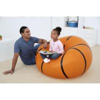 Надуваем фотьойл "баскетболна топка", снимка 2 - Мебели за детската стая - 40393406