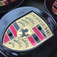 Капачки за джанти Порше Porsche 75мм, снимка 3 - Аксесоари и консумативи - 27726163