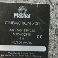 Субуфер Magnat Cinemotion 700, снимка 6 - Тонколони - 30962586
