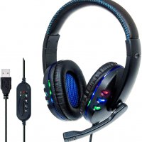 Cлушалки Manhattan USB Gaming Headset with LED, снимка 2 - Други - 34028969