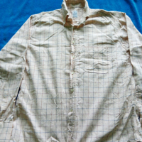 Бежова риза-каре-100% памук, снимка 1 - Ризи - 36343812