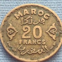 Монета 20 франка 1952г. Мароко рядка за КОЛЕКЦИОНЕРИ 40847, снимка 3 - Нумизматика и бонистика - 42774306