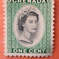 2 бр. пощенски марки о-в Гренада, 1912-53 г., снимка 2 - Филателия - 44569745