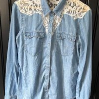 Guess denim риза , снимка 3 - Ризи - 42175911