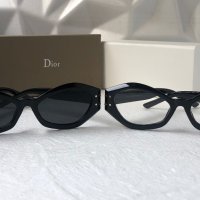 Dior 2023 дамски слънчеви 2 цвята черни прозрачни, снимка 14 - Слънчеви и диоптрични очила - 40515651