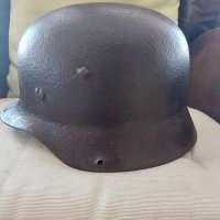 Немска каска от WW2, снимка 2 - Антикварни и старинни предмети - 42891193