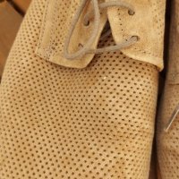 Мъжки обувки Bata естествена кожа, велур, снимка 1 - Официални обувки - 40139233