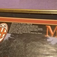 Милан 1998-1999г. фотос в рамка с размер 367х280мм, снимка 3 - Футбол - 42797241