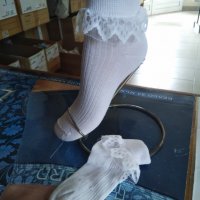Детски чорапи с дантела, снимка 2 - Чорапи - 37652575