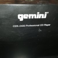 GEMINI CDX-2400 PROFESSIONAL CD PLAYER-ВНОС GERMANY 3108231047, снимка 15 - Ресийвъри, усилватели, смесителни пултове - 42030712