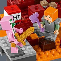 Употребявано Lego Minecraft - Битка в Ада (21139), снимка 4 - Конструктори - 40006013