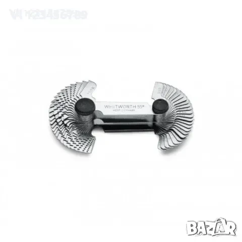 Резбомер(ISO 60°метрични резби) - 52 пластини, 0,25-6мм, снимка 1