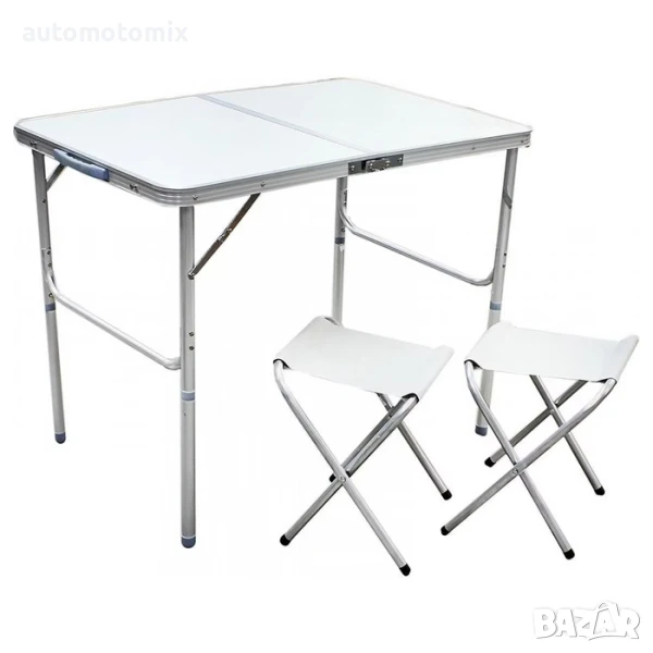 Маса за Къмпинг + 2 броя Столове - 1852084, снимка 1