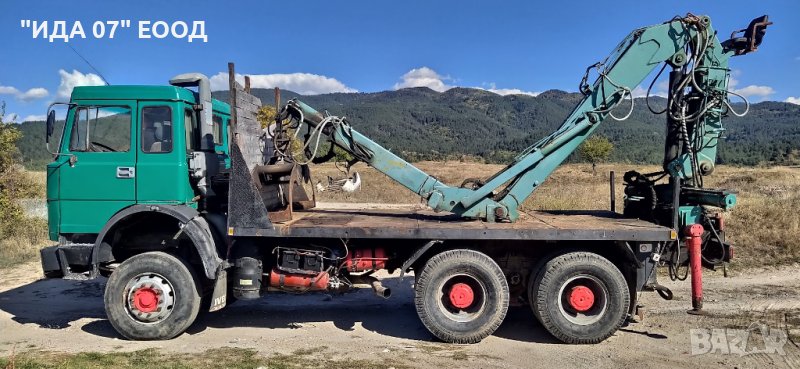 ИВЕКО МАГЕРУС 24 330 кран с щипка 1990, снимка 1
